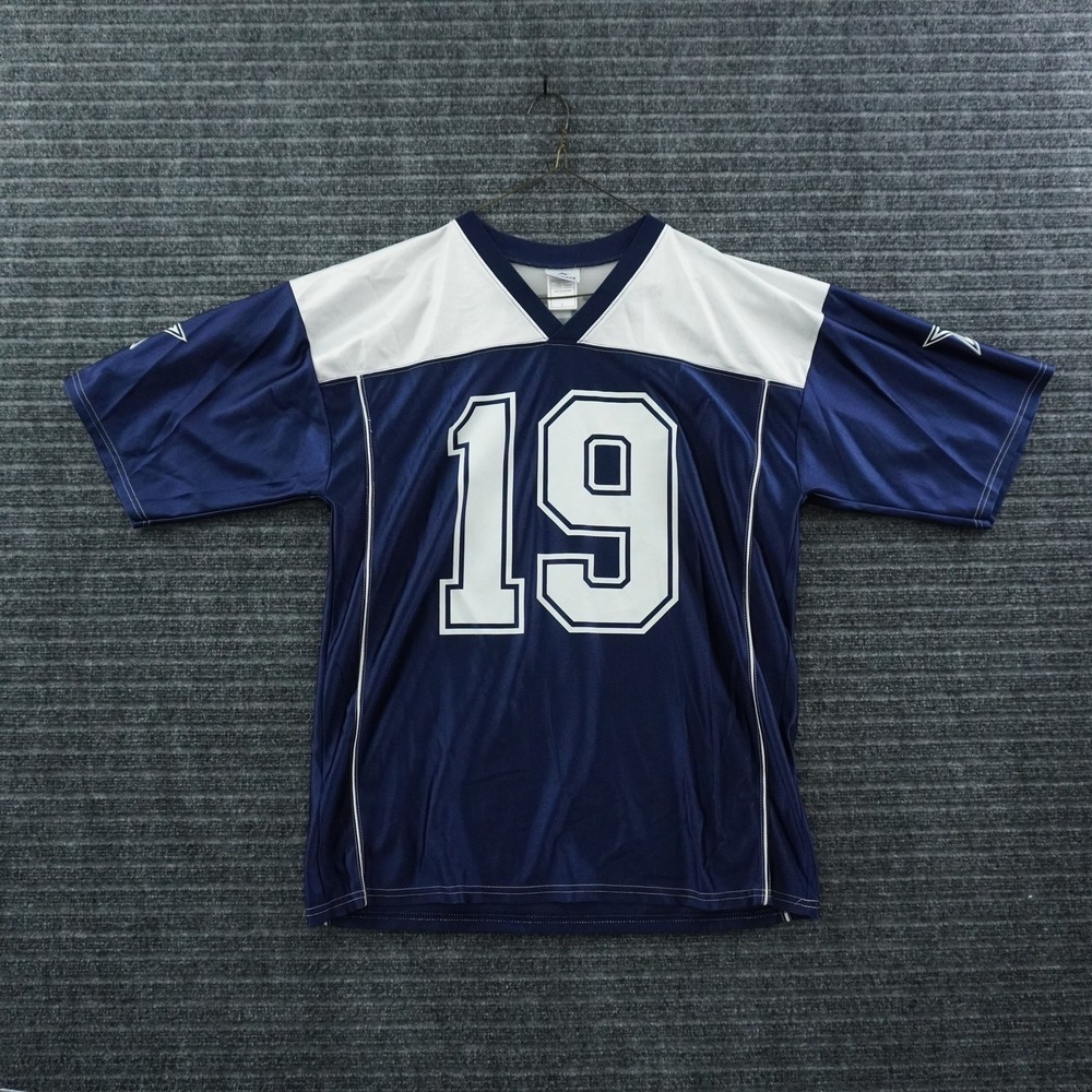 Cowboys Football Jersey Mens L Navy Miles Austin 19 Authentic Apparel
